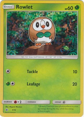 Rowlet (1/12) [McDonald's Promos: 2017 Collection] | Card Merchant Takapuna