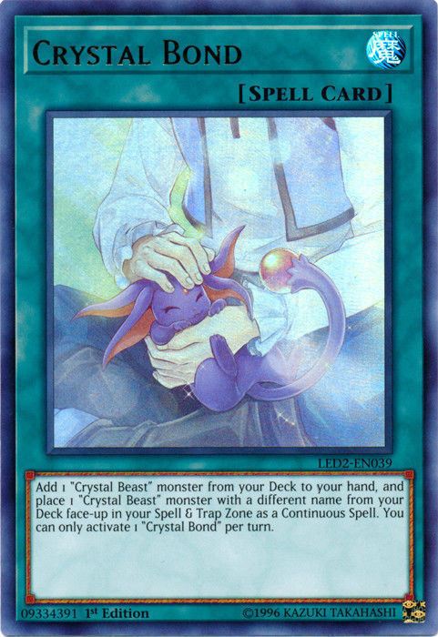 Crystal Bond [LED2-EN039] Ultra Rare | Card Merchant Takapuna