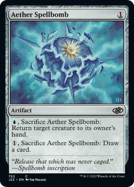 Aether Spellbomb [Jumpstart 2022] | Card Merchant Takapuna