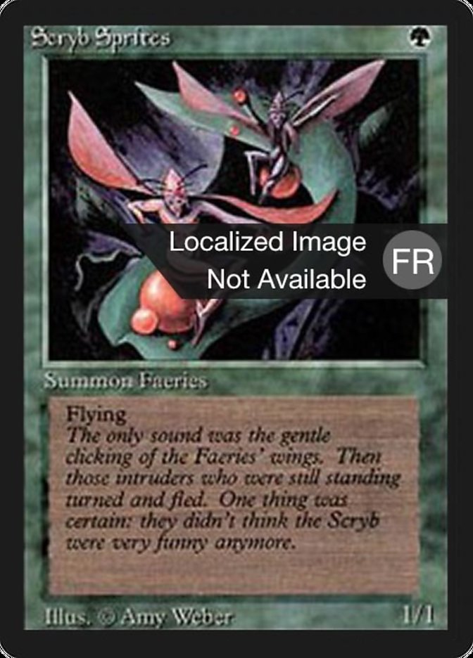 Scryb Sprites [Foreign Black Border] | Card Merchant Takapuna