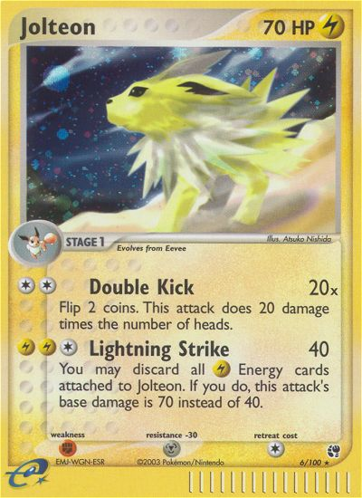 Jolteon (6/100) [EX: Sandstorm] | Card Merchant Takapuna