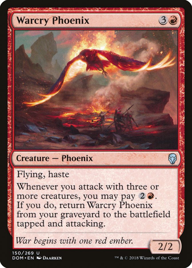 Warcry Phoenix [Dominaria] | Card Merchant Takapuna