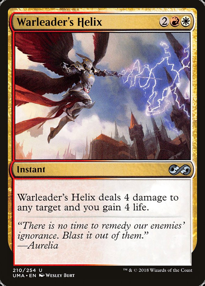 Warleader's Helix [Ultimate Masters] | Card Merchant Takapuna