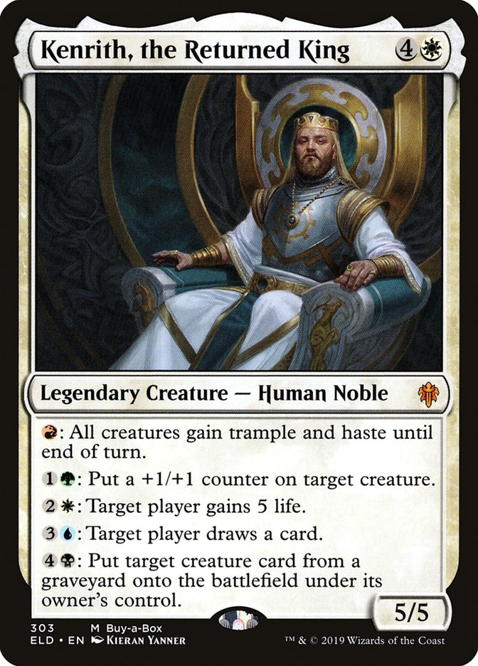 Kenrith, the Returned King (Buy-A-Box) [Throne of Eldraine Promos] | Card Merchant Takapuna