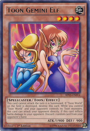 Toon Gemini Elf [BP03-EN014] Rare | Card Merchant Takapuna