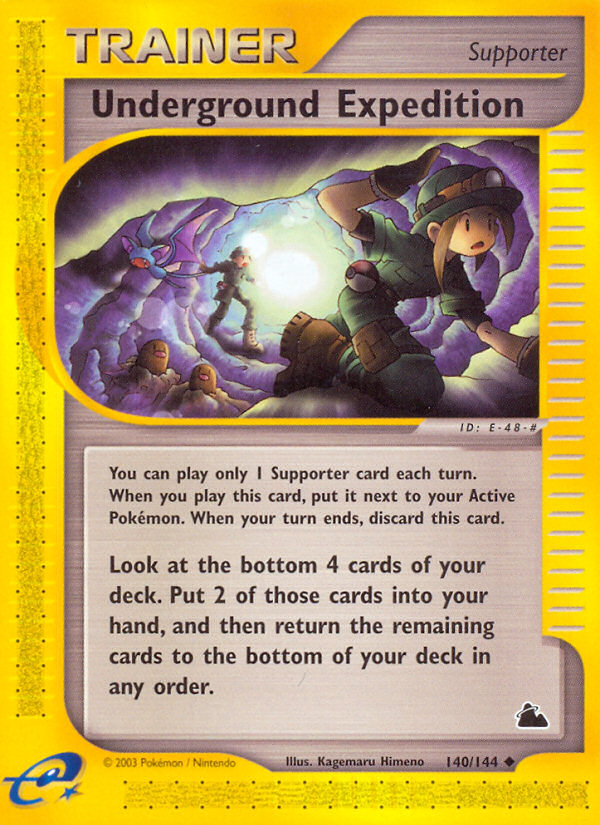 Underground Expedition (140/144) [Skyridge] | Card Merchant Takapuna