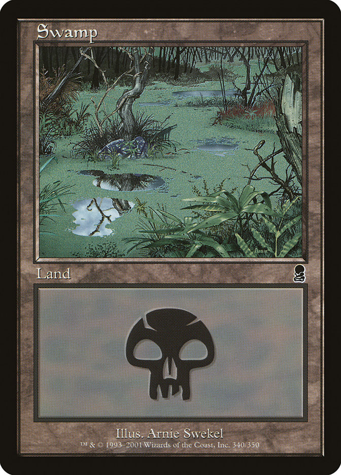 Swamp (340) [Odyssey] | Card Merchant Takapuna