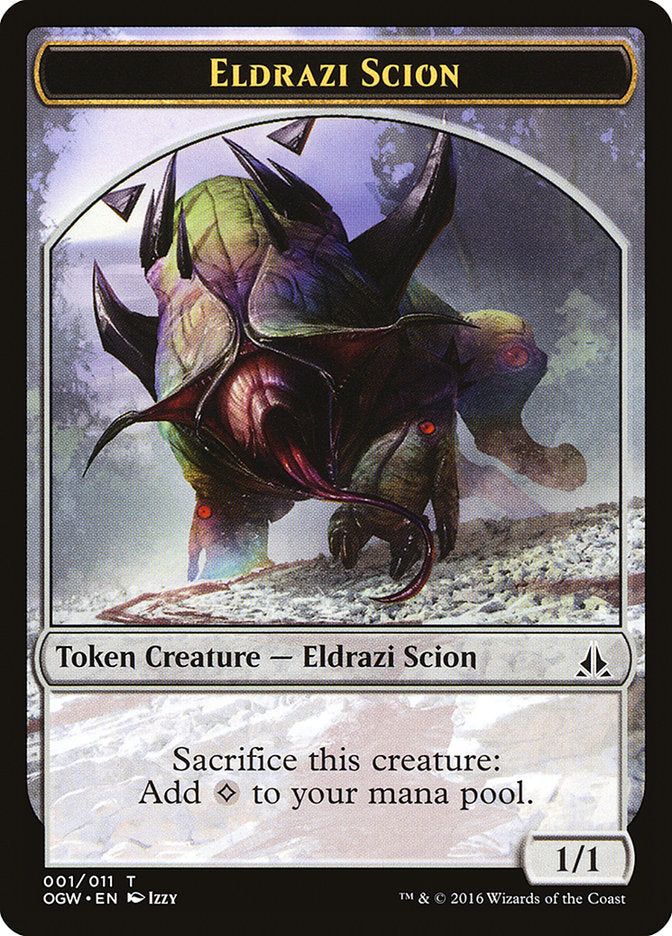 Eldrazi Scion Token (001/011) [Oath of the Gatewatch Tokens] | Card Merchant Takapuna