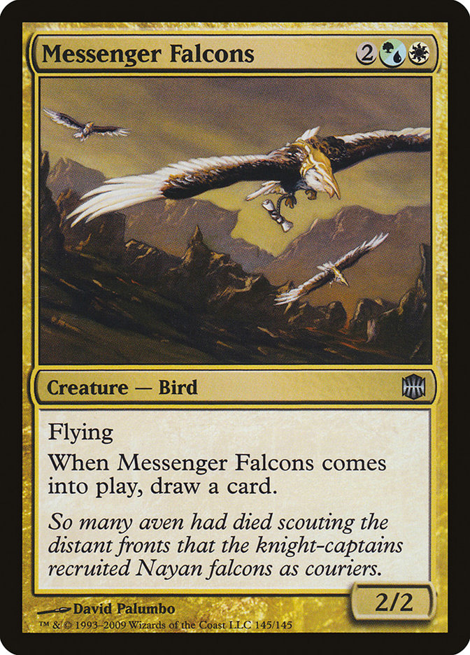 Messenger Falcons [Alara Reborn] | Card Merchant Takapuna