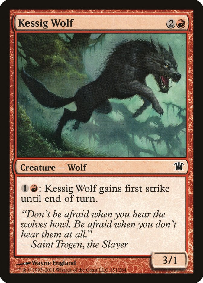 Kessig Wolf [Innistrad] | Card Merchant Takapuna