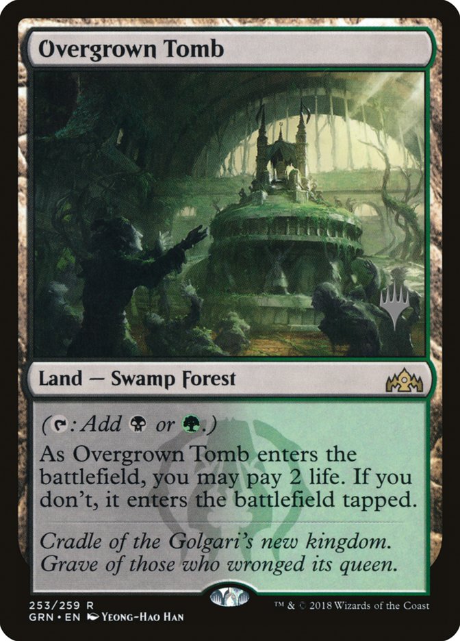 Overgrown Tomb (Promo Pack) [Guilds of Ravnica Promos] | Card Merchant Takapuna