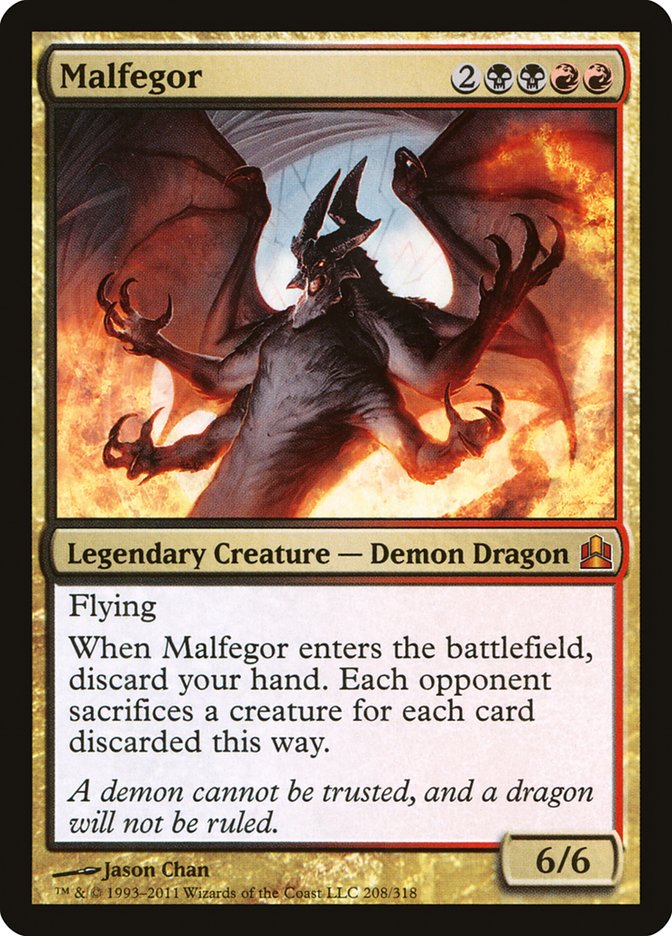 Malfegor [Commander 2011] | Card Merchant Takapuna