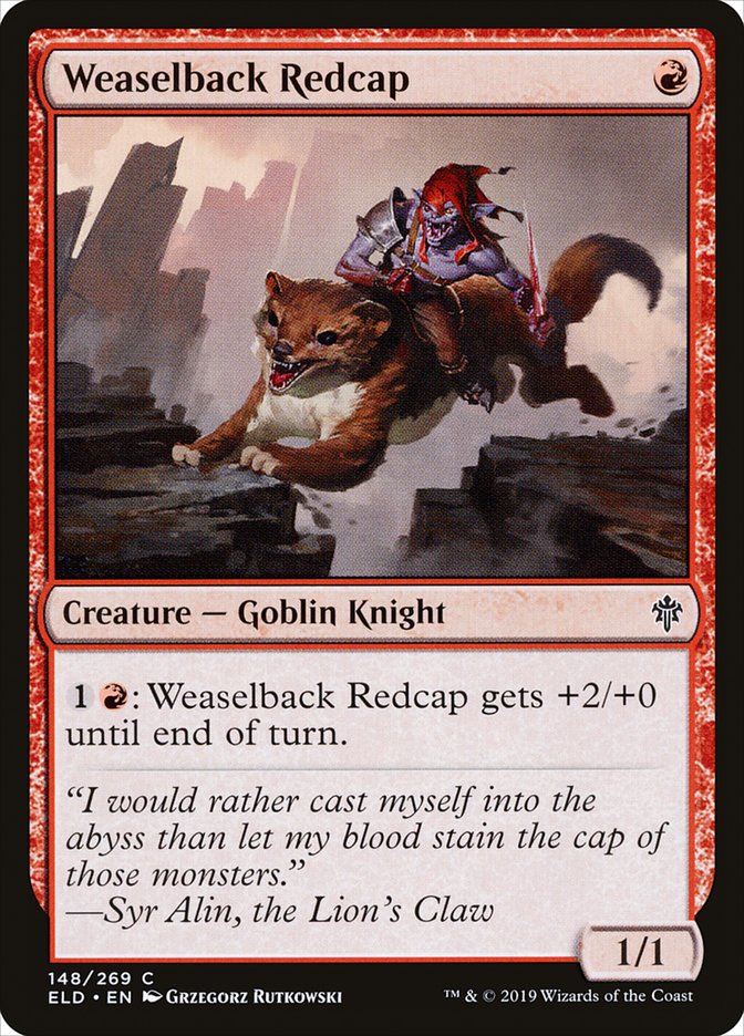 Weaselback Redcap [Throne of Eldraine] | Card Merchant Takapuna