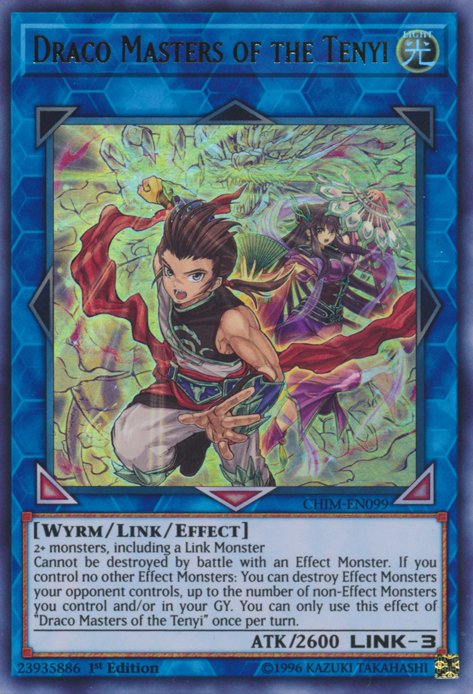 Draco Masters of the Tenyi [CHIM-EN099] Ultra Rare | Card Merchant Takapuna