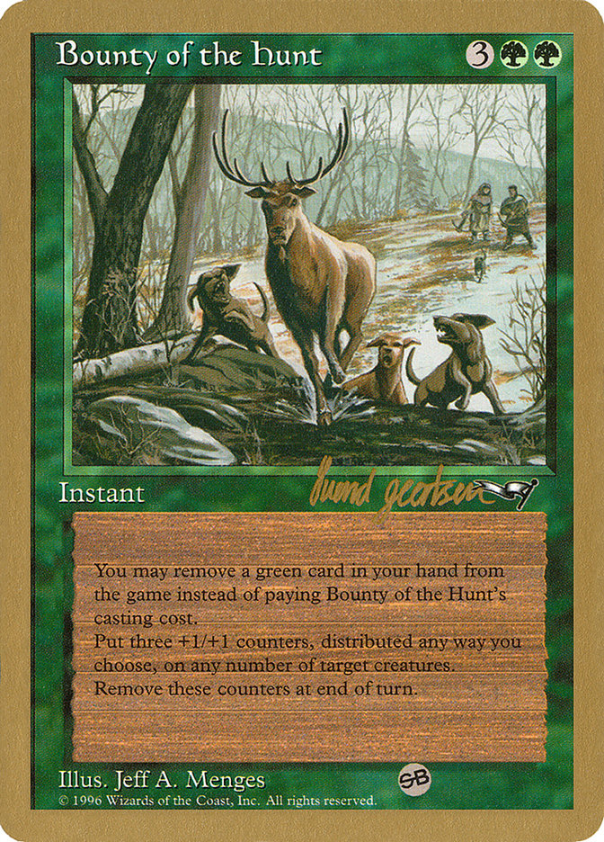 Bounty of the Hunt (Svend Geertsen) (SB) [World Championship Decks 1997] | Card Merchant Takapuna