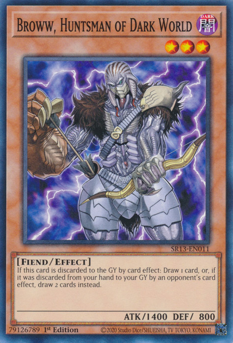 Broww, Huntsman of Dark World [SR13-EN011] Common | Card Merchant Takapuna