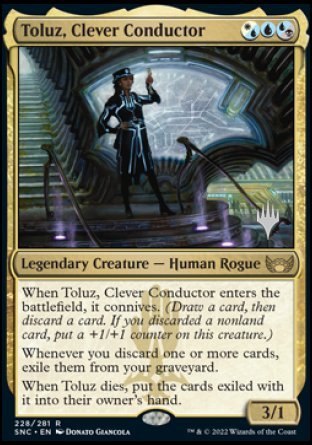 Toluz, Clever Conductor (Promo Pack) [Streets of New Capenna Promos] | Card Merchant Takapuna