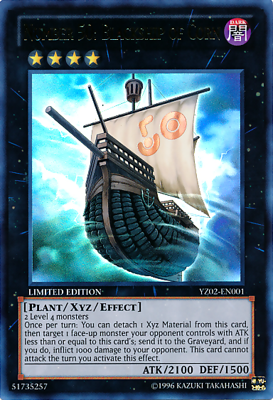 Number 50: Blackship of Corn [YZ02-EN001] Ultra Rare | Card Merchant Takapuna