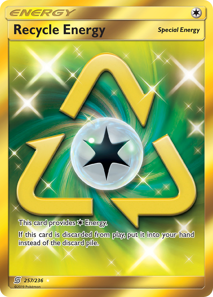 Recycle Energy (257/236) [Sun & Moon: Unified Minds] | Card Merchant Takapuna