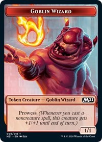 Goblin Wizard // Treasure Double-Sided Token [Core Set 2021 Tokens] | Card Merchant Takapuna