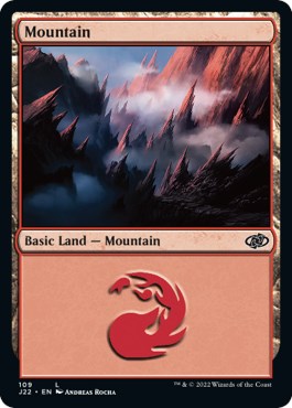 Mountain (109) [Jumpstart 2022] | Card Merchant Takapuna