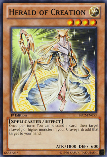 Herald of Creation [BP02-EN053] Mosaic Rare | Card Merchant Takapuna