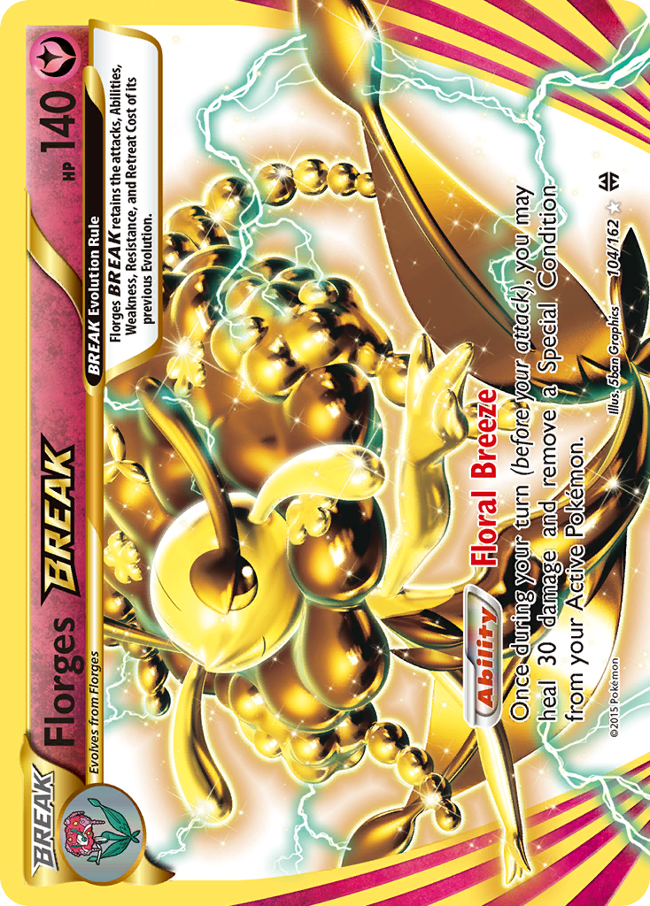 Florges BREAK (104/162) [XY: BREAKthrough] | Card Merchant Takapuna