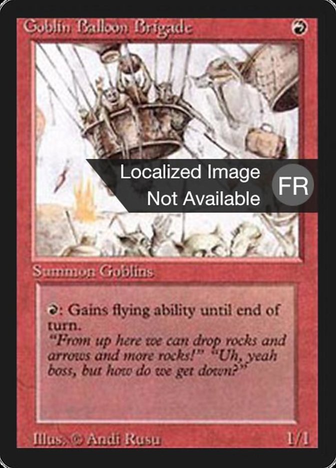 Goblin Balloon Brigade [Foreign Black Border] | Card Merchant Takapuna