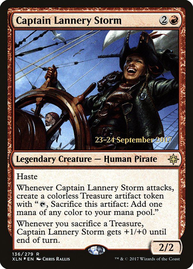 Captain Lannery Storm [Ixalan Prerelease Promos] | Card Merchant Takapuna