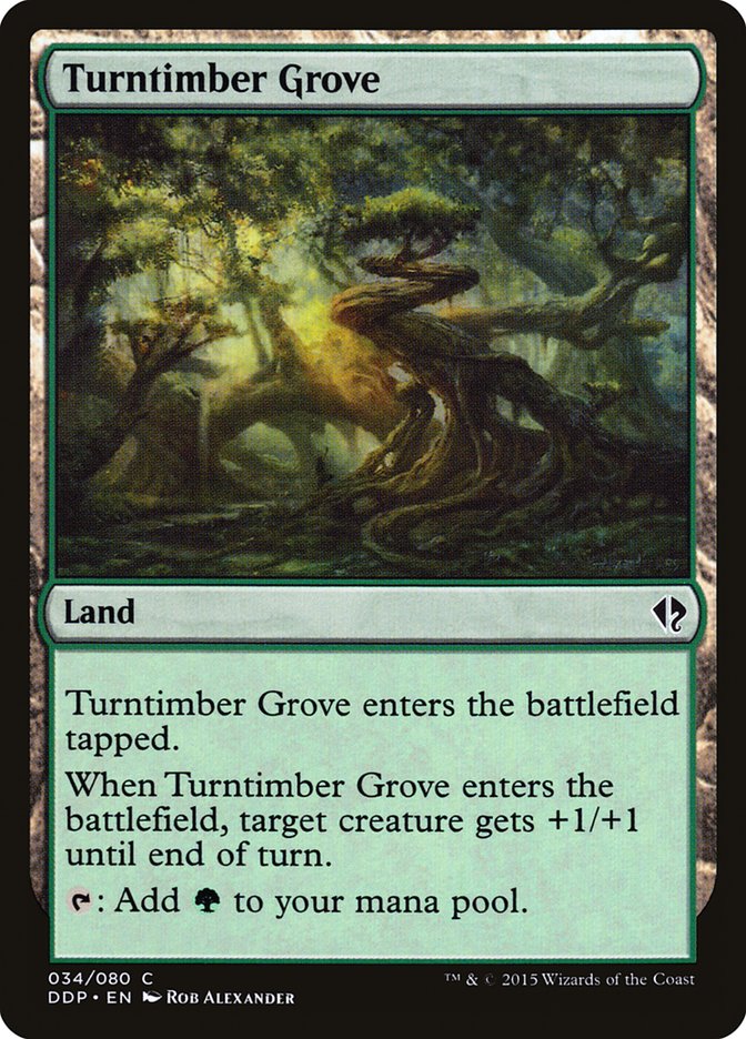 Turntimber Grove [Duel Decks: Zendikar vs. Eldrazi] | Card Merchant Takapuna