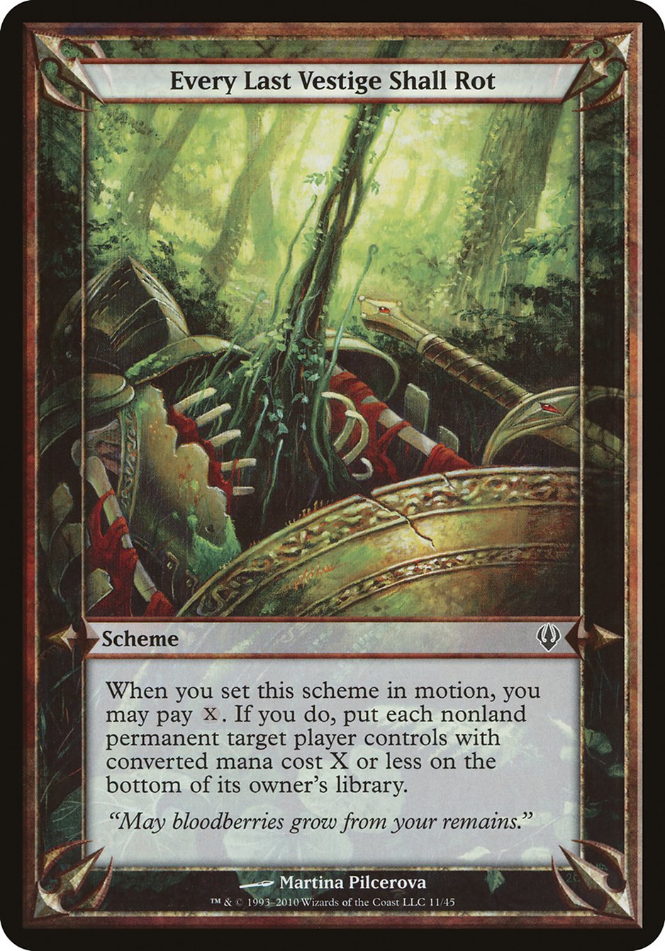 Every Last Vestige Shall Rot (Schemes) [Archenemy Schemes] | Card Merchant Takapuna