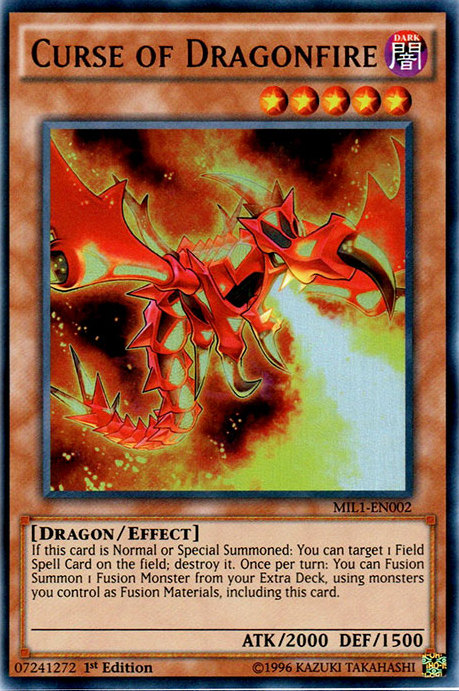 Curse of Dragonfire [MIL1-EN002] Ultra Rare | Card Merchant Takapuna