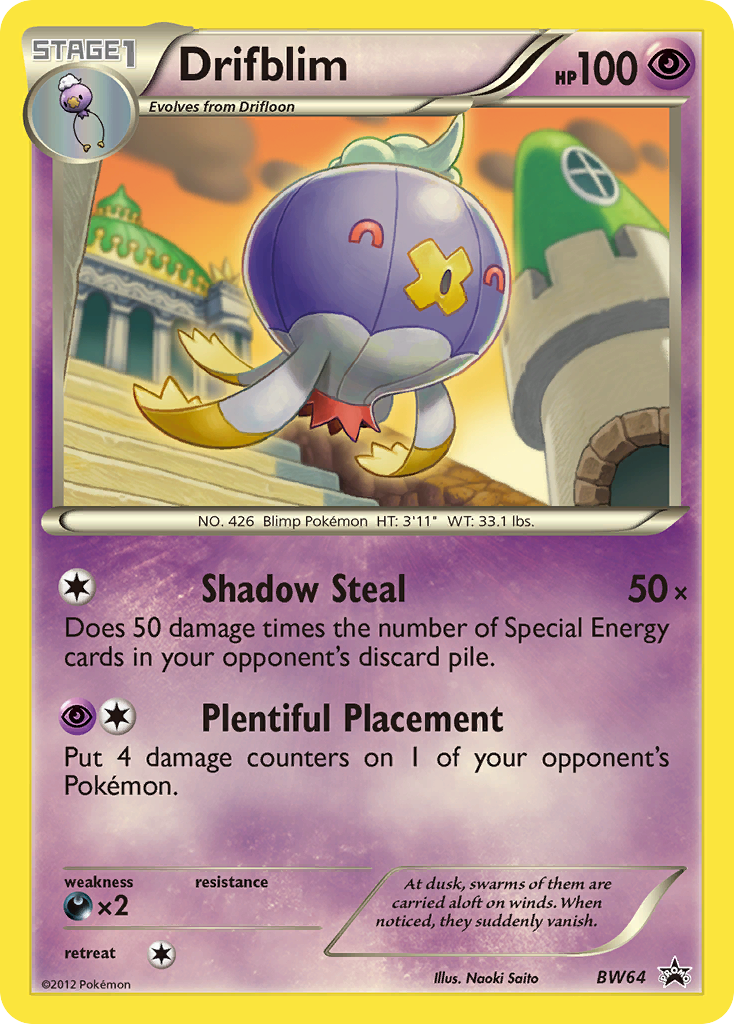 Drifblim (BW64) [Black & White: Black Star Promos] | Card Merchant Takapuna