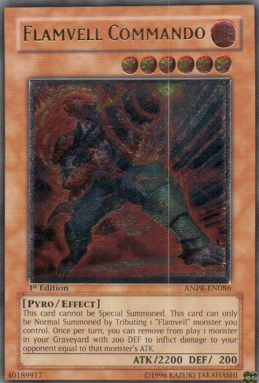 Flamvell Commando (UTR) [ANPR-EN086] Ultimate Rare | Card Merchant Takapuna