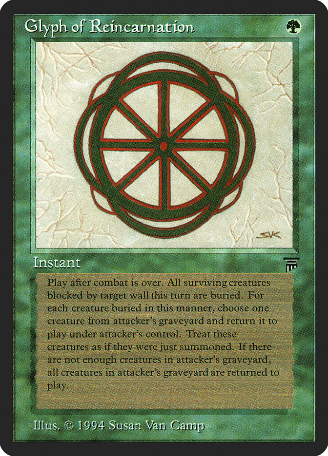 Glyph of Reincarnation [Legends] | Card Merchant Takapuna