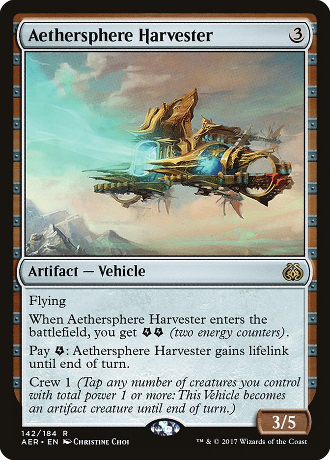 Aethersphere Harvester [Aether Revolt] | Card Merchant Takapuna