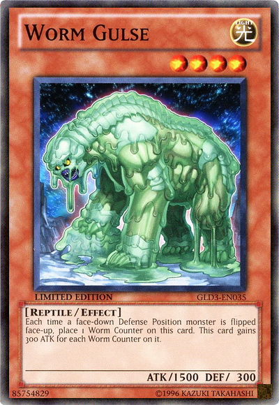 Worm Gulse [GLD3-EN035] Common | Card Merchant Takapuna