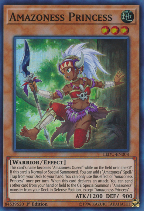 Amazoness Princess [LEDU-EN008] Super Rare | Card Merchant Takapuna