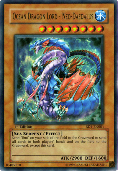 Ocean Dragon Lord - Neo Daedalus [SD4-EN001] Ultra Rare | Card Merchant Takapuna