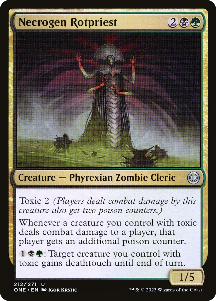 Necrogen Rotpriest [Phyrexia: All Will Be One] | Card Merchant Takapuna