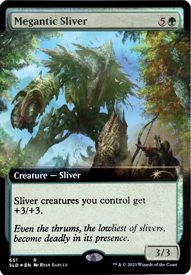 Megantic Sliver (Extended Art) [Secret Lair Drop Promos] | Card Merchant Takapuna