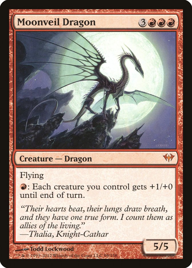 Moonveil Dragon [Dark Ascension] | Card Merchant Takapuna