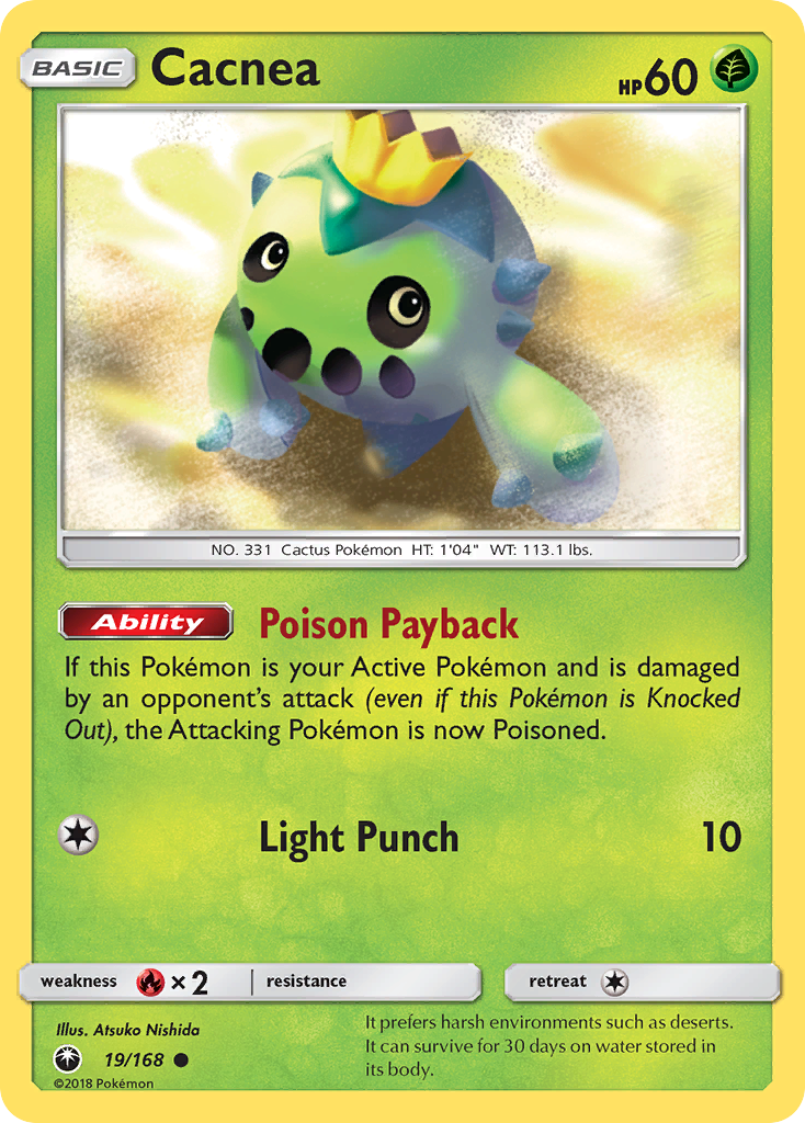 Cacnea (19/168) [Sun & Moon: Celestial Storm] | Card Merchant Takapuna