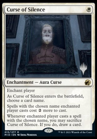 Curse of Silence (Promo Pack) [Innistrad: Midnight Hunt Promos] | Card Merchant Takapuna