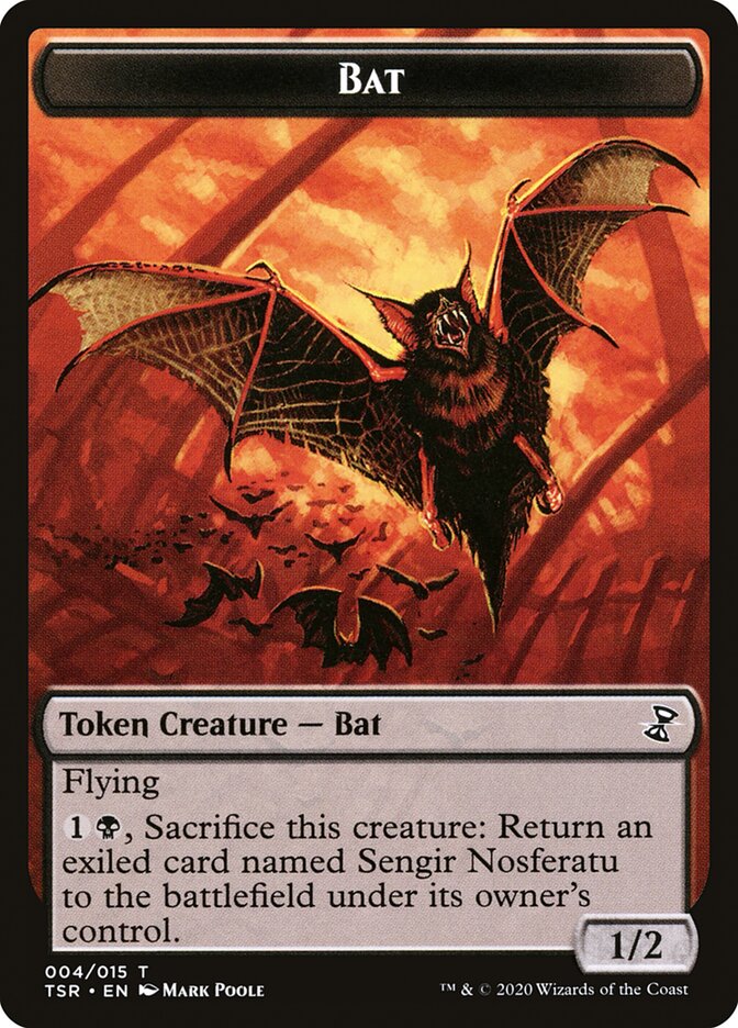 Bat Token [Time Spiral Remastered Tokens] | Card Merchant Takapuna