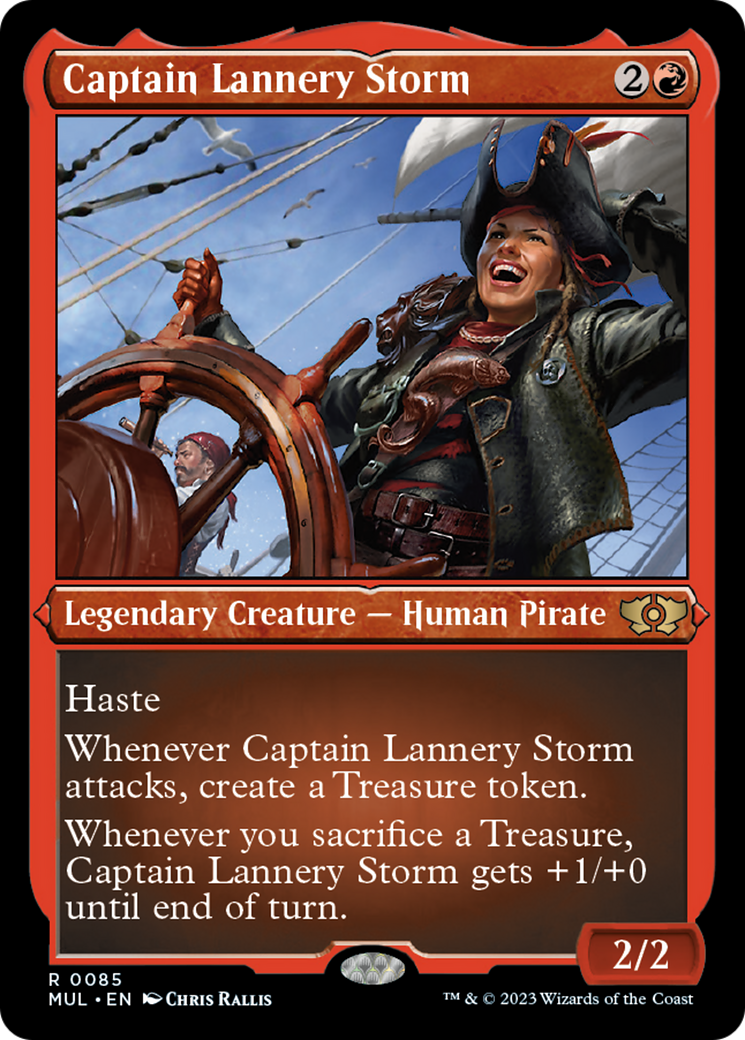 Captain Lannery Storm (Foil Etched) [Multiverse Legends] | Card Merchant Takapuna