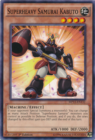 Superheavy Samurai Kabuto [MP15-EN132] Common | Card Merchant Takapuna