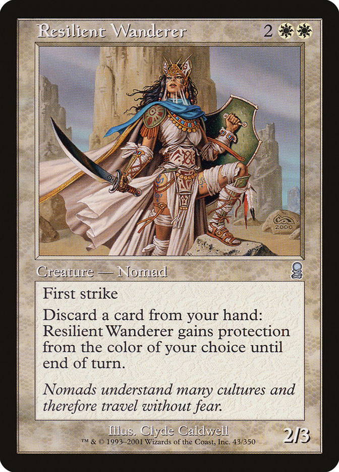 Resilient Wanderer [Odyssey] | Card Merchant Takapuna