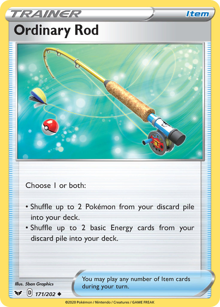 Ordinary Rod (171/202) [Sword & Shield: Base Set] | Card Merchant Takapuna