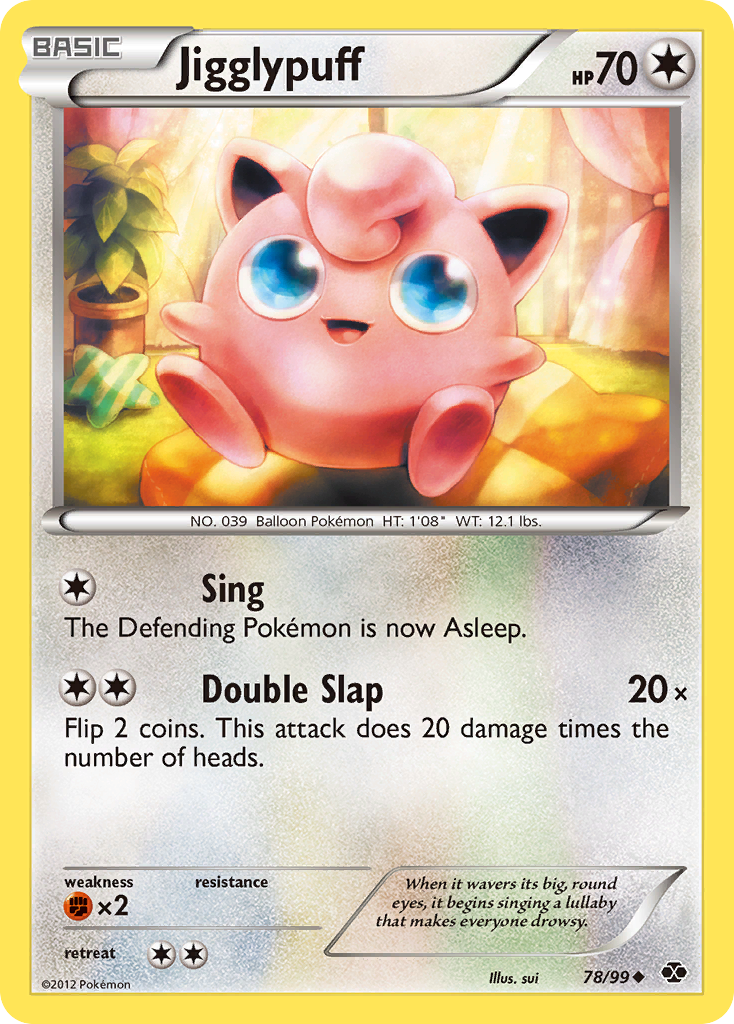 Jigglypuff (78/99) [Black & White: Next Destinies] | Card Merchant Takapuna